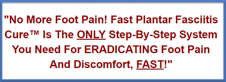 fast plantar fasciitis cure review