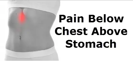 Pain Below Chest Above Stomach
