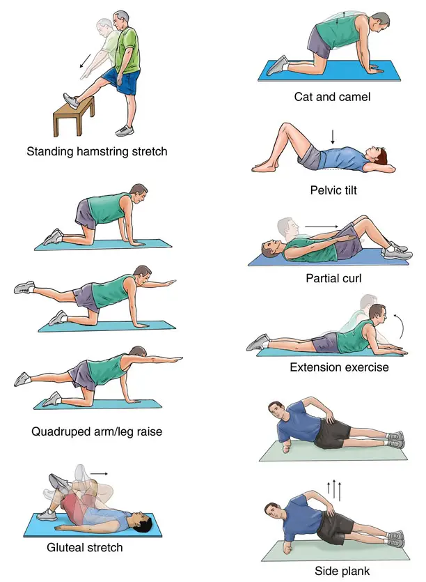 Exercises to relieve lower back pain right side