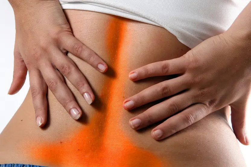 back pain symptom in other areas
